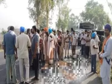 फिरोजपुर-फाजिल्का रोड पर भीषण सड़क हादसा, 8 लोगों की मौत