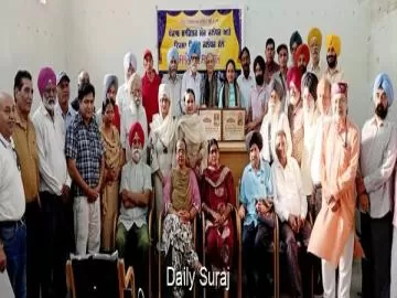 ਪੰਜਾਬ ਸਾਹਿਤਕ ਮੰਚ ਵੱਲੋਂ ਸਵਿੰਦਰ ਸੰਧੂ ਅਤੇ ਸੀਮਾ ਭਗਤ ਦਾ ਸਨਮਾਨ