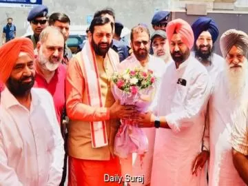 ਨਾਇਬ ਸਿੰਘ ਸੈਣੀ ਨੇ ਪੰਜਾਬ ਸਰਕਾਰ 'ਤੇ ਸਾਧਿਆ ਨਿਸ਼ਾਨਾ, ਕਿਹਾ- ਲੋਕਾਂ ਦੀਆਂ ਉਮੀਦਾਂ 'ਤੇ ਨਹੀਂ ਉਤਰੀ