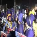 कुल्हाल चेक पोस्ट पर बैरिकेड तोड़ आगे बढ़े निहंग सिंह, चार गिरफ्तार साथियों की रिहाई पर अड़े