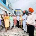 Mohali Sends 77th, 78th and 79th Pilgrimage Buses to Sri Amritsar Sahib