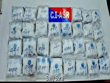 30KG HEROIN RECOVERED IN AMRITSAR; TWO OPERATIVES HELD
