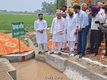 पंजाब सरकार का हर खेत तक नहरी पानी पहुंचाने का अभियान युद्धस्तर पर जारी