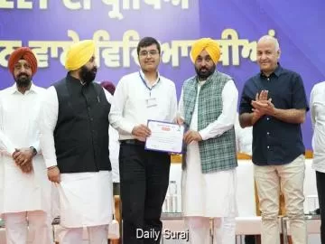 ਪੰਜਾਬ ਵਿੱਚ ਬਿਨਾਂ ਕੈਸ਼ ਤੇ ਫ਼ਰਮਾਇਸ਼ ਤੋਂ ਸਿਰਫ਼ ਯੋਗਤਾ ਦੇ ਅਧਾਰ 'ਤੇ ਸਰਕਾਰੀ ਨੌਕਰੀਆਂ ਦਿੱਤੀਆਂ ਜਾਂਦੀਆਂ ਹਨ: ਮੁੱਖ ਮੰਤਰੀ ਭਗਵੰਤ ਸਿੰਘ ਮਾਨ