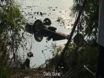 Punjab: Car Falls into Pond After Losing Control, Three AAP Members Die