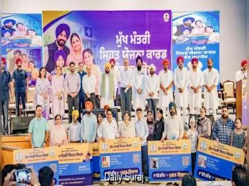 मुख्यमंत्री भगवंत सिंह मान ने ‘मुख्यमंत्री सेहत योजना’ के तहत बने 1.26 करोड़ कार्डों के वितरण की शुरुआत की, 54 लाख परिवारों को मिली स्वास्थ्य सुरक्षा