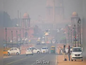 दिल्ली में प्रदूषण पर सख्त एक्शन: निर्माण कार्यों पर रोक, दफ्तरों में 50% वर्क फ्रॉम होम का ऐलान