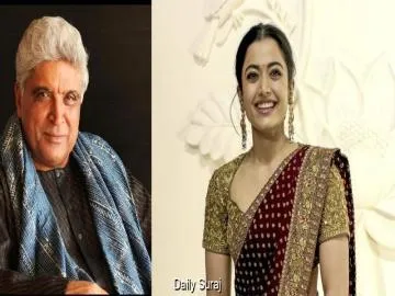 रश्मिका मंदाना के हिंदी उच्चारण के बचाव में उतरे जावेद अख्तर; 'भाषाई अहंकार' की आलोचना की