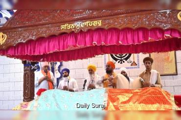 ਡੇਰਾ ਭਾਈ ਹਰਜੀ ਸਾਹਿਬ ਖੂਖਰੈਣ ਵਿਖੇ ਸਾਵਣ ਮਹੀਨੇ ਦੀ ਸੰਗਰਾਂਦ ਸ਼ਰਧਾਪੂਰਵਕ ਮਨਾਈ