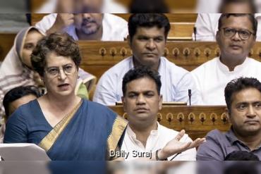 Priyanka Gandhi Targets Centre in Lok Sabha Over Paper Leak, Questions Use of Force Against Students