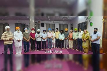 ਅੱਠਵੇਂ ਪਾਤਿਸ਼ਾਹ ਜੀ ਦਾ ਪ੍ਰਕਾਸ਼ ਪੁਰਬ ਮਨਾਉਣ  ਸਬੰਧੀ ਕੀਤੀ ਮੀਟਿੰਗ