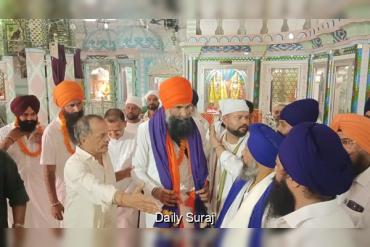 ਜਗਜੀਤ ਸਿੰਘ ਜੱਗਾ ਬਾਬਾ ਵੱਲੋਂ ਕਪੂਰਥਲਾ ਦੇ ਧਾਰਮਿਕ ਅਸਥਾਨਾਂ 'ਤੇ ਹਾਜ਼ਰੀ ਵੱਡੇ ਕਾਫ਼ਲੇ ਨਾਲ ਬਾਬਾ ਬਕਾਲਾ ਸਾਹਿਬ ਦੀ ਸਿਆਸੀ ਕਾਨਫਰੰਸ ਲਈ ਹੋਏ ਰਵਾਨਾ