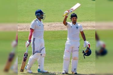 Duleep Trophy Final: Ishan Kishan’s Sensational 270 Powers East Zone to Mammoth 708 Total Against South Zone