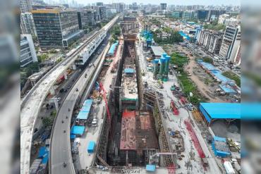 India’s First Bullet Train Project Moves at Full Speed: 100-Foot Deep Underground Station and Undersea Tunnel Taking Shape