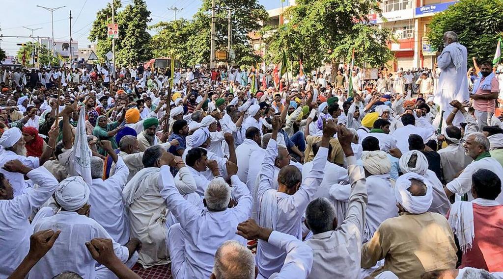 ਕਰਨਾਲ ’ਚ ਕਿਸਾਨਾਂ ਦਾ ਧਰਨਾ ਚੌਥੇ ਦਿਨ ਜਾਰੀ, ਪ੍ਰਸ਼ਾਸਨ ਨਾਲ ਅੱਜ ਗੱਲਬਾਤ ਹੋਣ ਦੀ ਸੰਭਾਵਨਾ