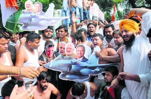 ਰਾਫ਼ਾਲ ਮਾਮਲਾ: ਯੂਥ ਕਾਂਗਰਸ ਵੱਲੋਂ ਮੋਦੀ ਦੀ ਨਿਵਾਸ ਵੱਲ ਮਾਰਚ