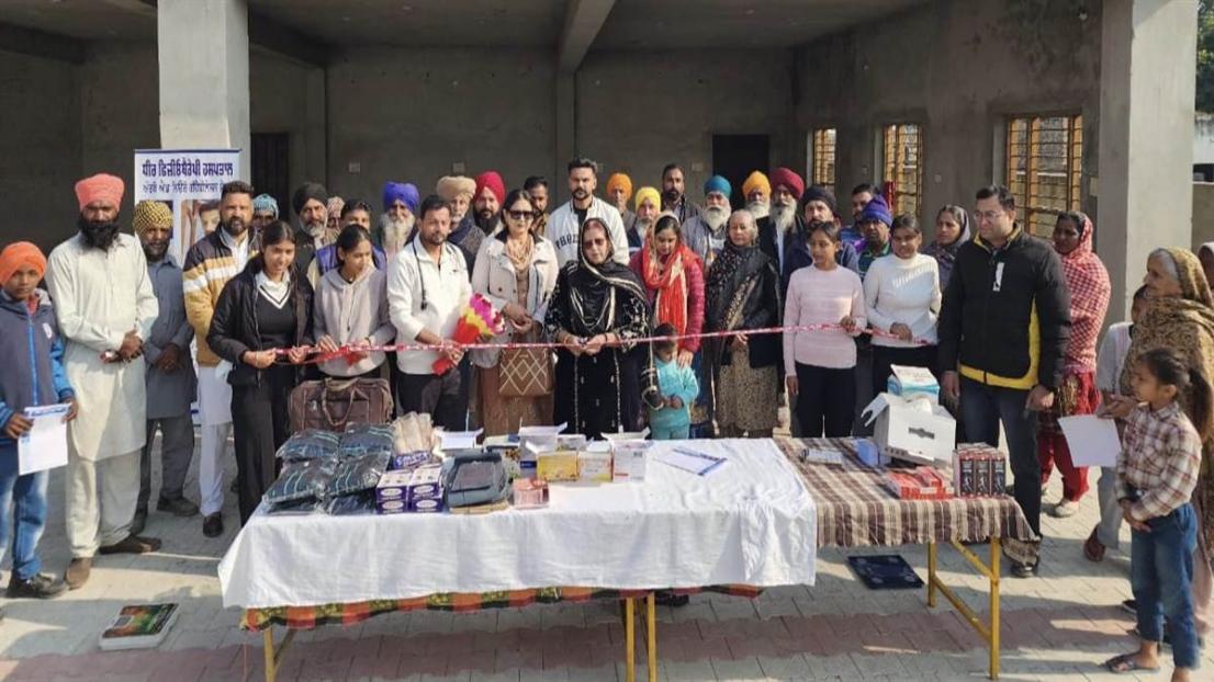 ਮੈਡੀਕਲ ਕੈਂਪ ’ਚ 100 ਤੋ ਵੱਧ ਮਰੀਜ਼ਾਂ ਦਾ ਕੀਤਾ ਮੁਆਇਨਾ