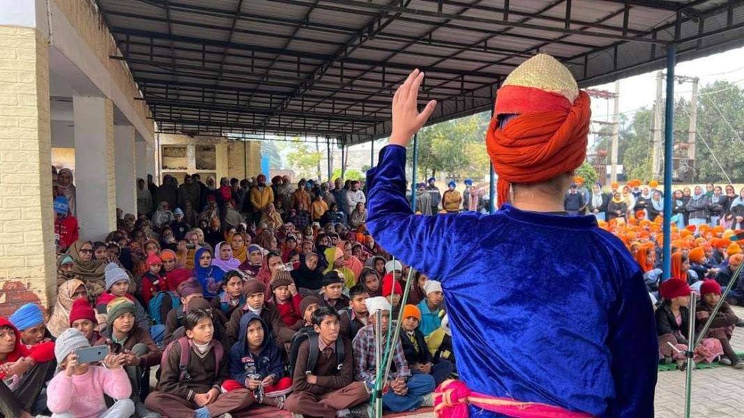 ਸਾਹਿਬਜ਼ਾਦਿਆਂ ਦੀ ਸ਼ਹਾਦਤ ਨੂੰ ਸਮੱਰਪਿਤ ਗੁਰਮਤਿ ਮਾਰਚ ਕੱਢਿਆ