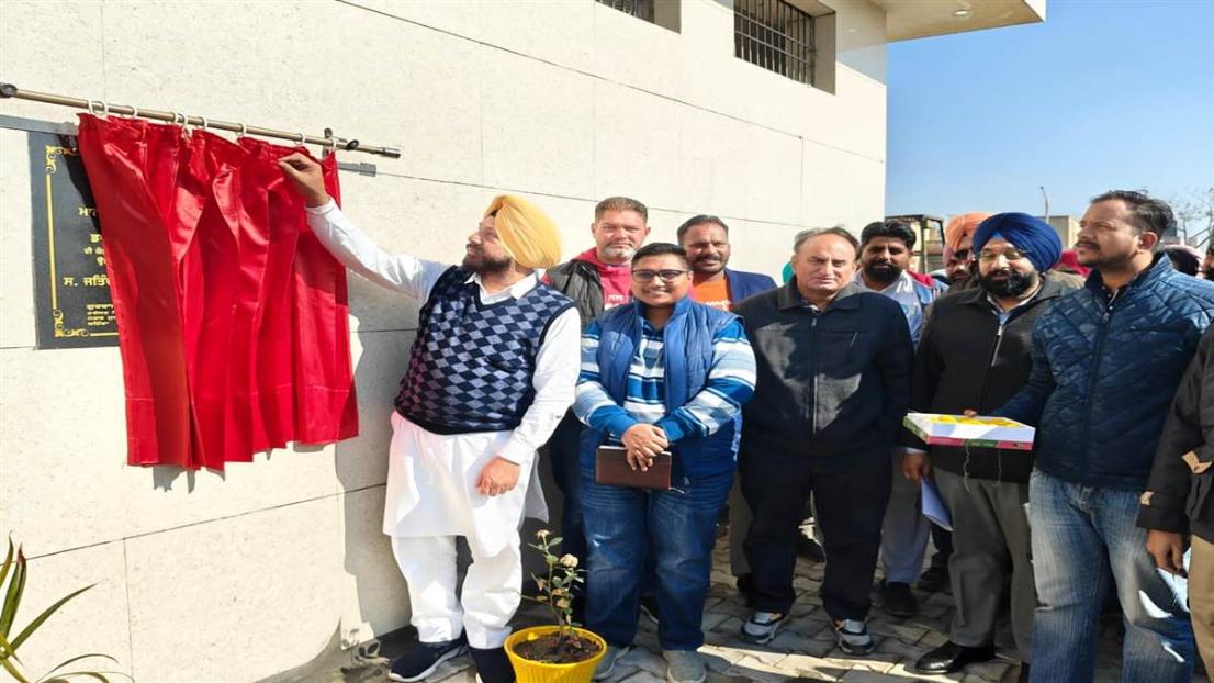 ਟਰਾਂਸਪੋਰਟ ਨਗਰ ’ਚ ਕਰਵਾਏ ਵਿਕਾਸ ਕਾਰਜਾਂ ਦਾ ਭੱਲਾ ਨੇ ਕੀਤਾ ਉਦਘਾਟਨ