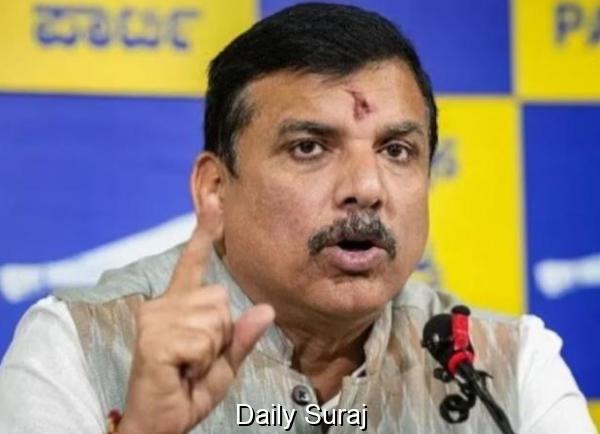 MP Sanjay Singh ਨੇ ਰਾਜ ਸਭਾ ਵਿਚ ਦਿਤਾ ਮੁਲਤਵੀ ਪ੍ਰਸਤਾਵ ਨੋਟਿਸ