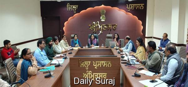 ਜ਼ਿਲ੍ਹਾ ਹੈਲਥ ਸੁਸਾਇਟੀ ਦੀ ਮੀਟਿੰਗ ’ਚ ਡੀਸੀ ਵੱਲੋਂ ਸਿਹਤ ਵਿਭਾਗ ਦੇ ਕੰਮਾਂ ਦੀ ਸ਼ਲਾਘਾ