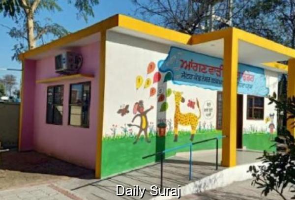 ਸੂਬੇ 'ਚ ਅਤਿ-ਆਧੁਨਿਕ 1000 ਆਂਗਨਵਾੜੀ ਸੈਂਟਰਾਂ ਦਾ ਕੀਤਾ ਜਾ ਰਿਹੈ ਨਿਰਮਾਣ