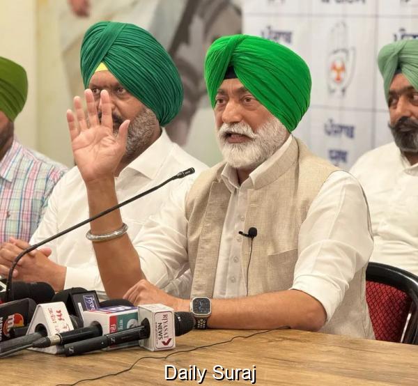 ਖਹਿਰਾ ਨੇ ਮੁੱਖ ਮੰਤਰੀ ’ਤੇ ਭਾਜਪਾ ਦੀ “ਬੁਲਡੋਜ਼ਰ ਨਿਆਂ” ਨੀਤੀ ਨੂੰ ਅਪਣਾਉਣ ਦਾ ਦੋਸ਼ ਲਾਇਆ
