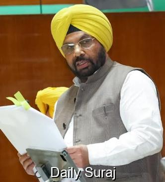 Estimates sent to Union Government for strengthening Mansa-Bhikhi road: Harbhajan Singh E. T. O.