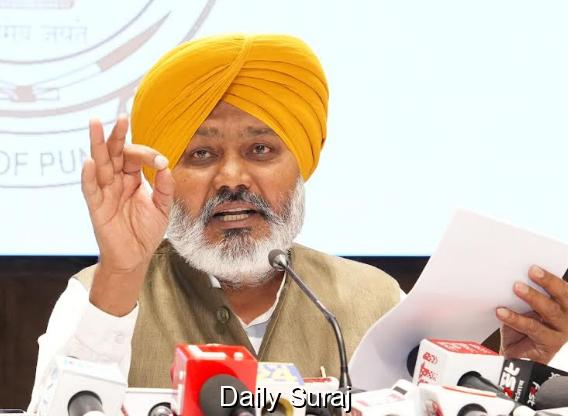 Punjab Excise Department Earns Record-Breaking discovered price of Rs. 9,878 Crores in Online Auction of Excise Groups for FY 2025-26: Harpal Singh Cheema