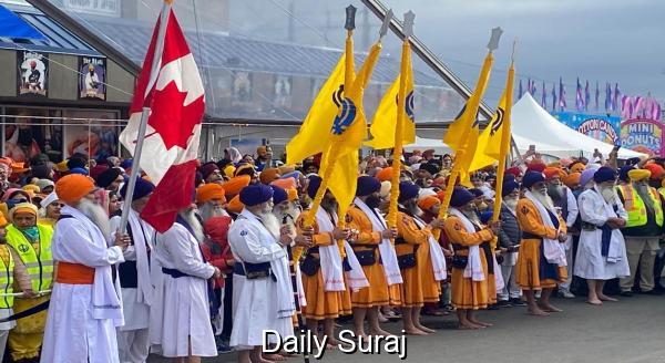 ਸਰੀ ਵਿਖੇ ਵਿਸ਼ਾਲ ਨਗਰ ਕੀਰਤਨ ਸਜਾਇਆ