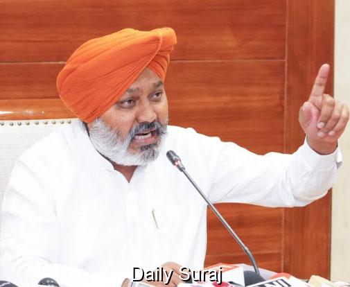 AAP Government Strikes Hard: Rs. 1,549 Cr Bogus Transactions Busted: Harpal Cheema