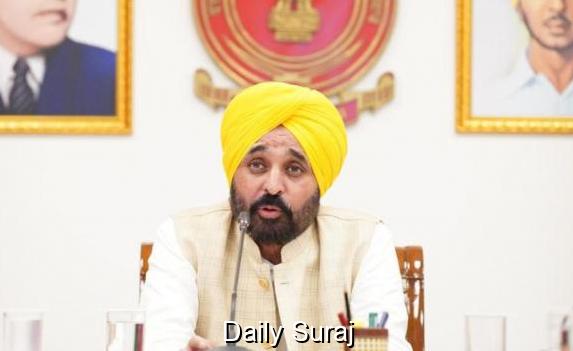 ਮੁੱਖ ਮੰਤਰੀ ਭਗਵੰਤ ਮਾਨ ਨੇ ਕਿਸਾਨਾਂ ਨੂੰ ਝੋਨੇ ਦੀ ਸਿੱਧੀ ਬਿਜਾਈ ਕਰਨ ਦੀ ਅਪੀਲ