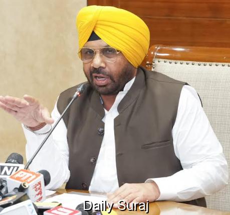 Punjab made all arrangements for uninterrupted Power Supply during Paddy Season: Harbhajan Singh ETO