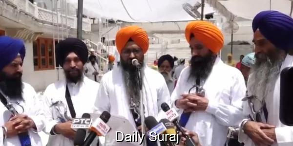 ਤਿੰਨ ਤਖ਼ਤਾਂ ਦੇ ਪੰਜ ਪਿਆਰਿਆਂ ਵੱਲੋਂ ਤਖ਼ਤ ਪਟਨਾ ਸਾਹਿਬ ਦਾ ਫੈਸਲਾ ਰੱਦ