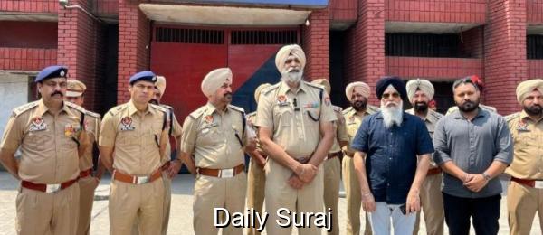 DCP ਭੰਡਾਲ ਵਲੋਂ ਭਾਰੀ ਪੁਲਿਸ ਦਲ ਸਮੇਤ ਕੇਂਦਰੀ ਜੇਲ੍ਹ ਲੁਧਿਆਣਾ ਦੀ ਅਚਨਚੇਤ ਚੈਕਿੰਗ