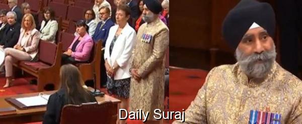 ਕੈਨੇਡਾ 'ਚ ਹੋਰ ਉੱਚੀ ਹੋਈ ਪੱਗ ਦੀ ਸ਼ਾਨ, ਬਲਤੇਜ ਢਿੱਲੋਂ ਨੇ ਸੈਨੇਟਰ ਵਜੋਂ ਲਿਆ ਹਲਫ਼