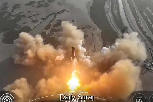 ਐਲਨ ਮਸਕ ਦੀ SpaceX ਵੱਲੋਂ ‘ਸਟਾਰਸ਼ਿਪ’ ਨੂੰ ਲਾਂਚ ਕਰਨ ਦੀ ਤੀਜੀ ਕੋਸ਼ਿਸ਼ ਵੀ ਨਾਕਾਮ