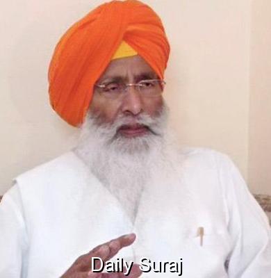 Senior Akali leader Sukhdev Singh Dhindsa is no more