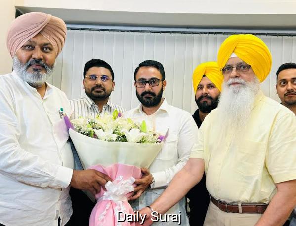 Prabhbir Singh Brar takes over as Chairman PUNSUP in presence of Finance Minister Harpal Singh Cheema