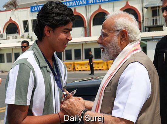 Young Cricket Star Vaibhav Suryavanshi Meets PM Modi, Receives Encouragement