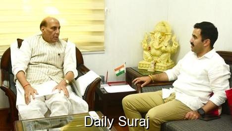 Himachal: Vikramaditya Singh meets Rajnath Singh, urges to declare Ghatasni-Shilha-Badhani-Bhubujot- Kullu road as national highway