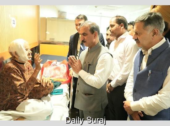 CM Sukhu Vows Strong Financial Support for Disaster-Hit Areas