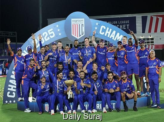 MI Crowned Champions Again: Lift Second MLC Trophy
