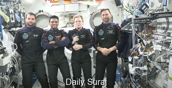 Ax-4 Astronauts Begin Undocking Procedures Aboard Dragon Spacecraft