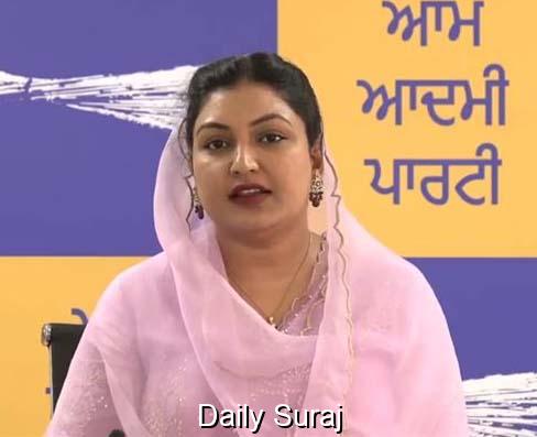 ਵਿਧਾਇਕਾ ਅਨਮੋਲ ਗਗਨ ਮਾਨ ਨੇ ਪੋਸਟ ਰਾਹੀਂ ਐਲਾਨਿਆ ਅਸਤੀਫਾ