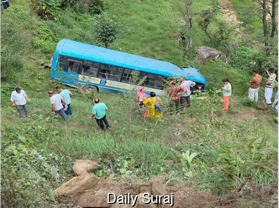 Five Killed, Multiple Injured in HRTC Bus Mishap in Himachal Pradesh