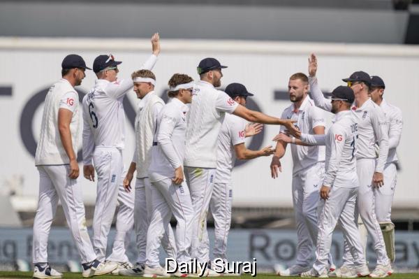 5th Cricket Test: ਦੂਜੇ ਦਿਨ ਭਾਰਤ 224 ਦੌੜਾਂ ’ਤੇ ਆਊਟ