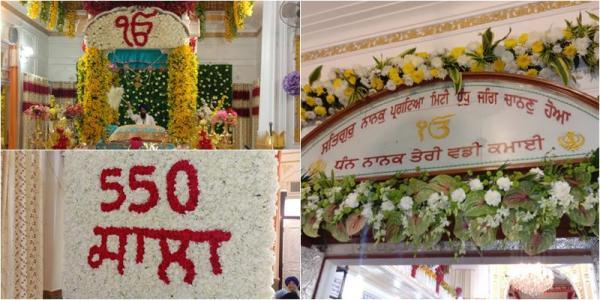 ਸੁਲਤਾਨਪੁਰ ਲੋਧੀ: ਵਿਦੇਸ਼ੀ ਫੁੱਲਾਂ ਨਾਲ ਸਜਾਇਆ ਗੁਰਦੁਆਰਾ ਸ੍ਰੀ ਬੇਰ ਸਾਹਿਬ, ਦੇਖੋ ਅਲੌਕਿਕ ਤਸਵੀਰਾਂ