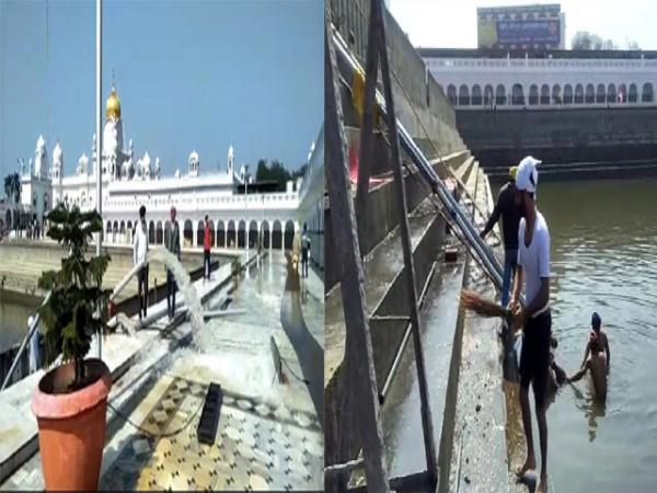 ਕੋਰੋਨਾ ਵਾਇਰਸ ਕਰ ਕੇ ਸਰੋਵਰ ਦੀ ਸੇਵਾ ਮੁਲਤਵੀ