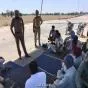 गेहूं कटाई के बीच भी किसानों का विरोध जारी, मुआवजे पर उठे सवाल